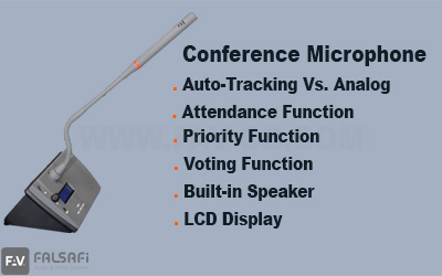 ویژگی های میکروفن کنفرانس